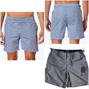COLE | Seersucker Men’s Swim Trunks | 30